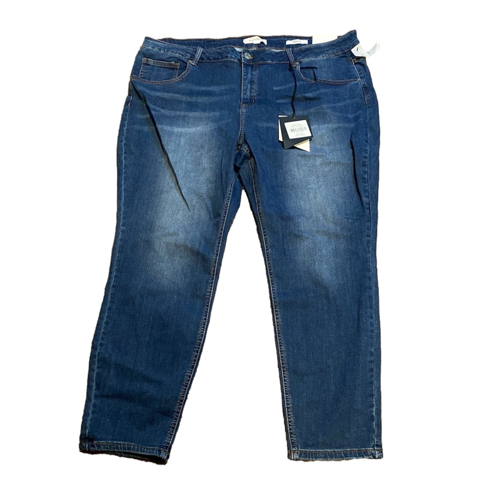 NWT Ellen Tracy Sculpt Denim Mid-Rise Skinny Serene Jeans SIZE 24W